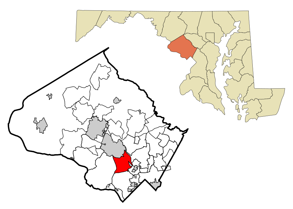 Map of North Bethesda