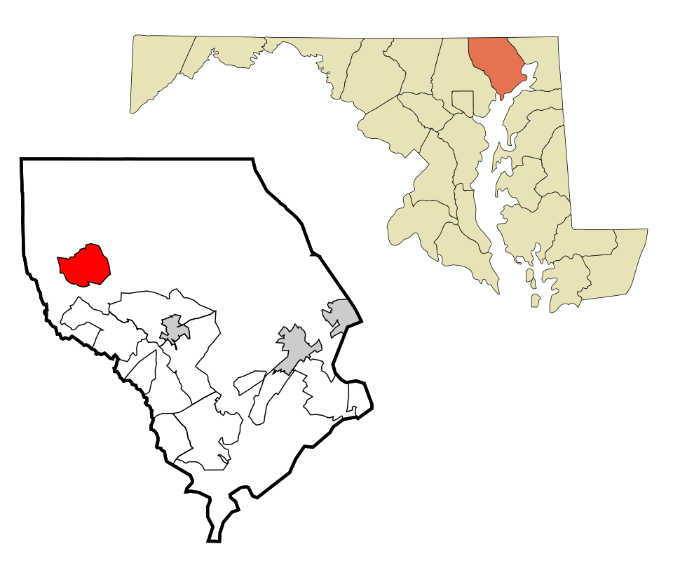 Locator map of Jarrettsville