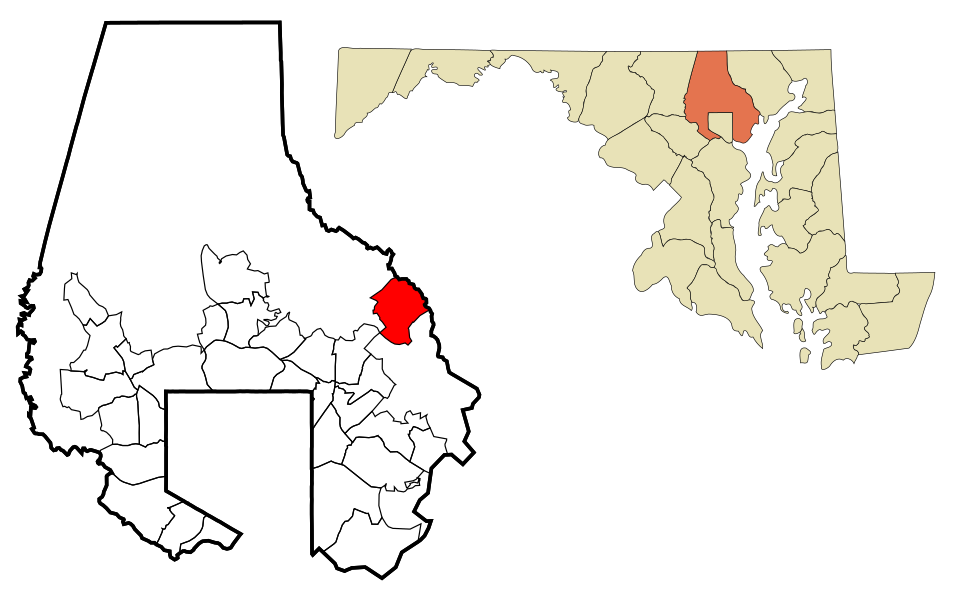 Locator map of Kingsville