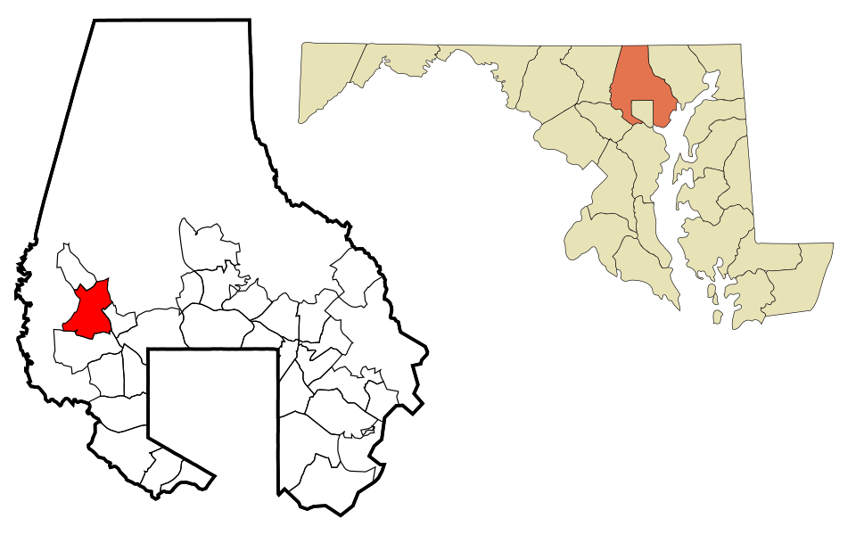 Map of Owings Mills