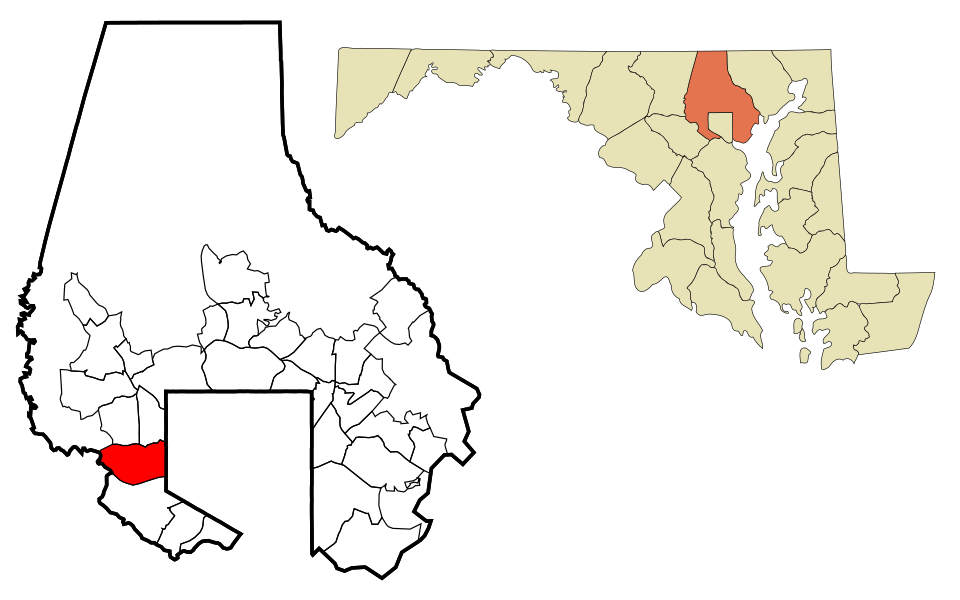 Locator map of Woodlawn