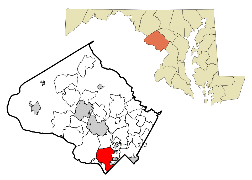 Map of Bethesda