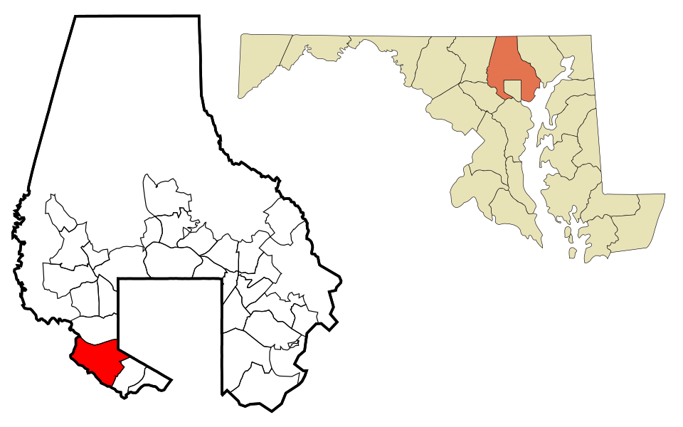 Map of Catonsville