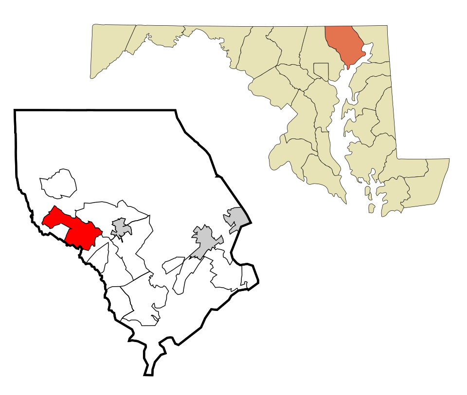 Map of Fallston