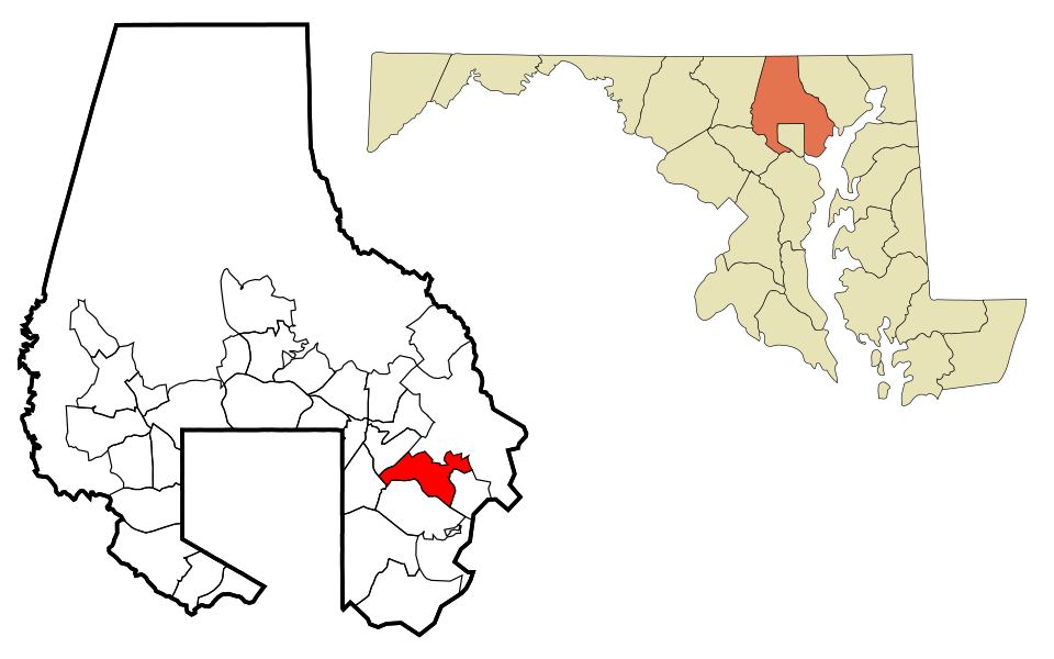 Locator map of Middle River