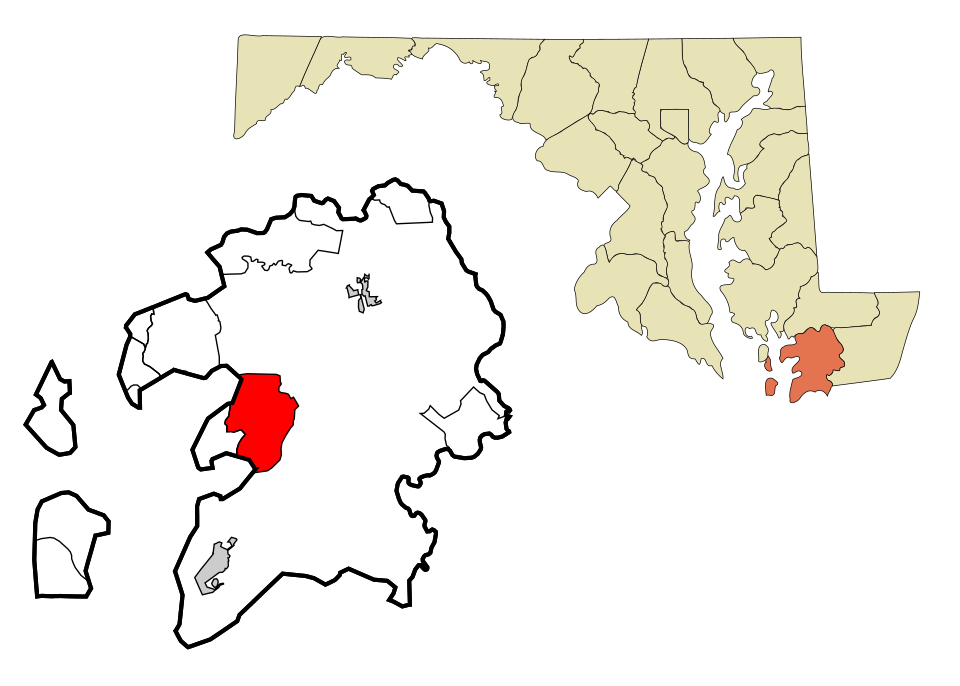 Locator map of Fairmount