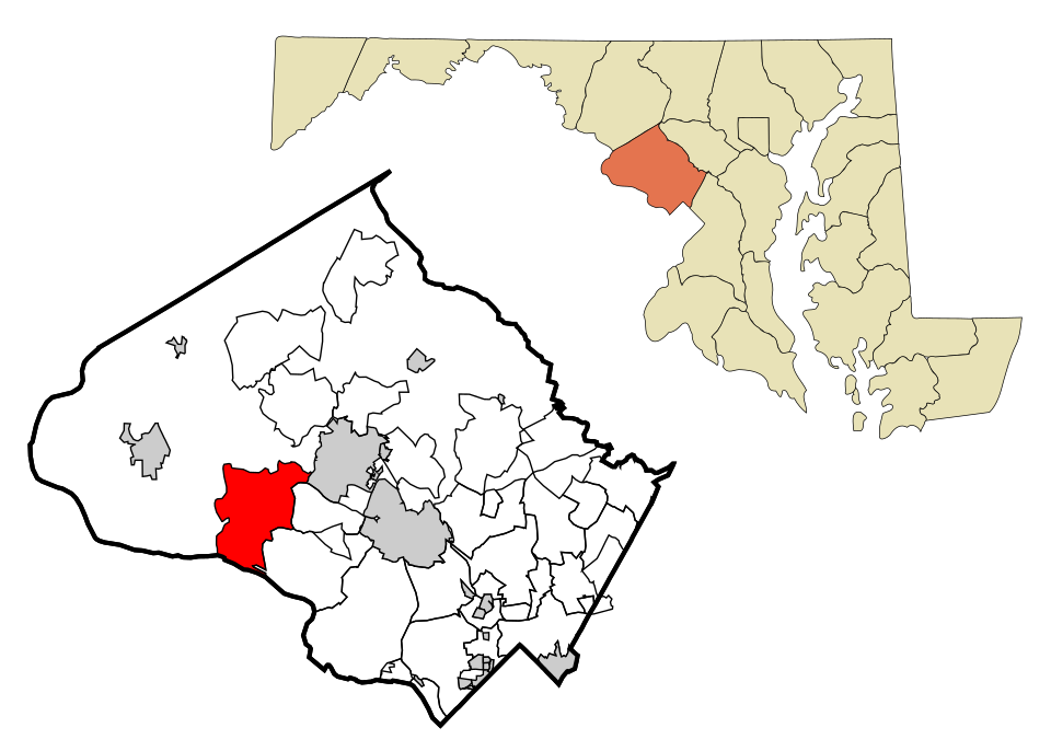 Map of Darnestown