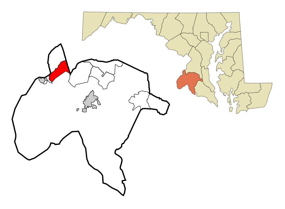 Map of Bryans Road
