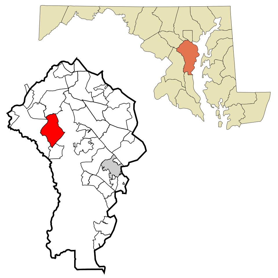 Map of Odenton
