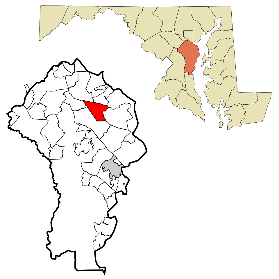 Locator map of Pasadena