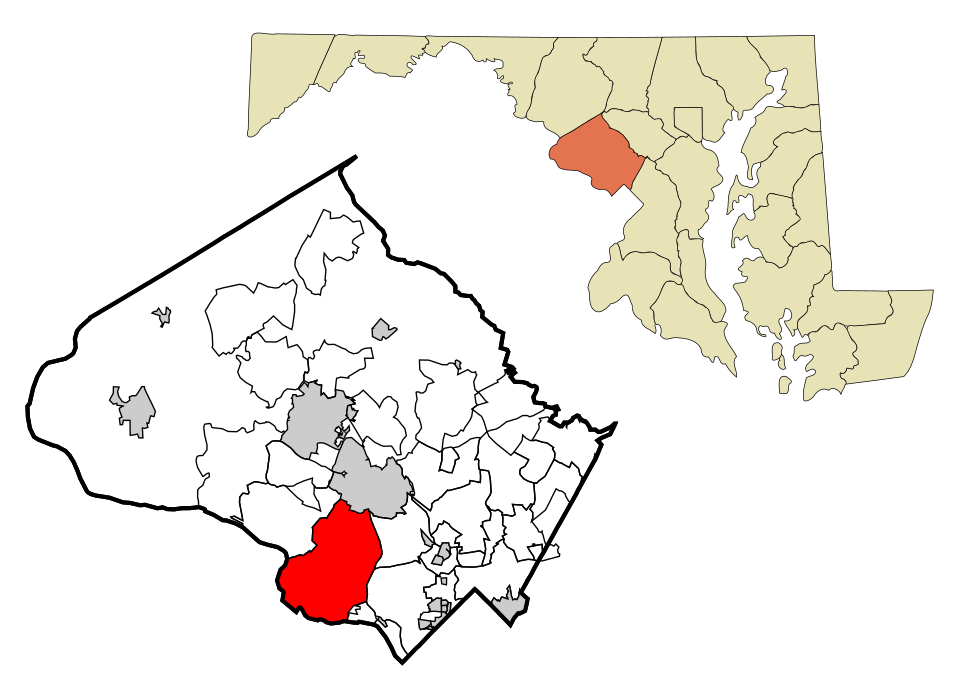 Locator map of Potomac