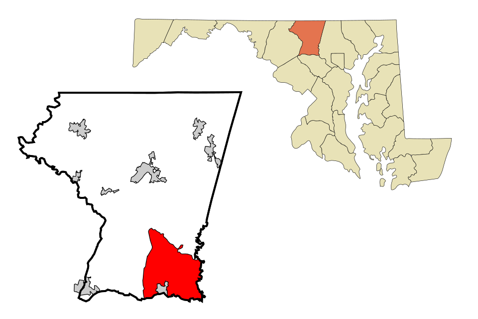Map of Eldersburg