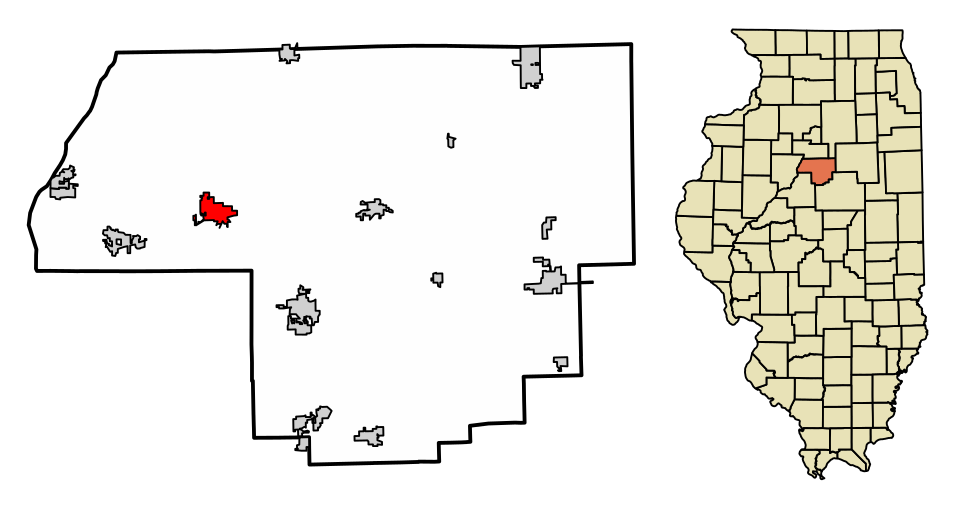 Map of Metamora