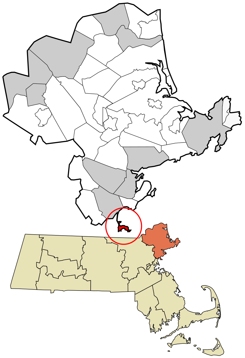 Map of Nahant