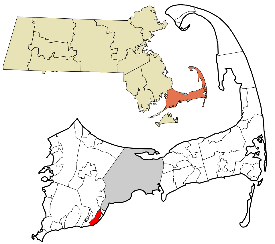 Locator map of New Seabury