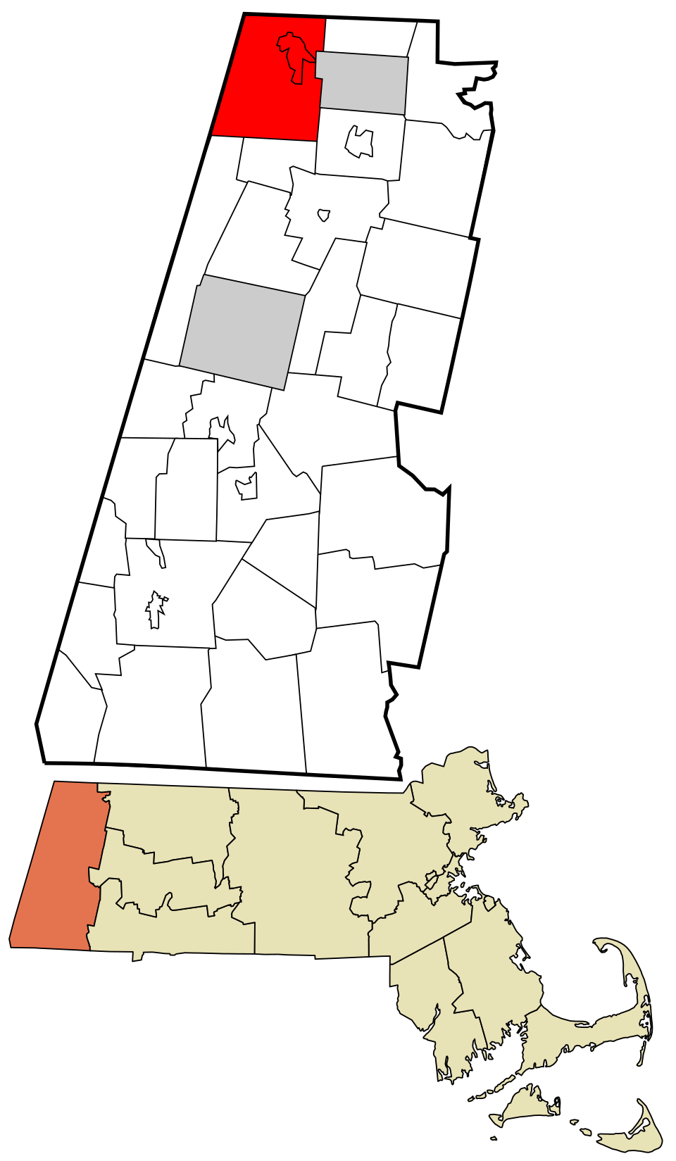 Locator map of Williamstown