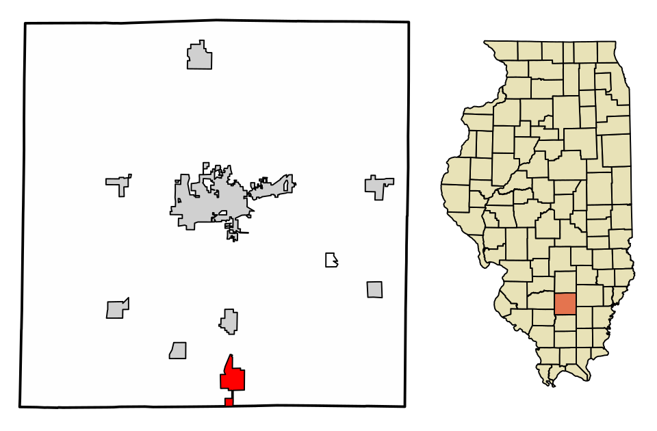Locator map of Ina