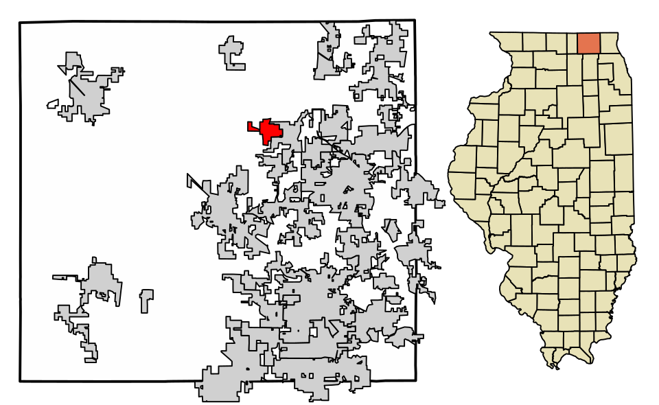 Locator map of Greenwood
