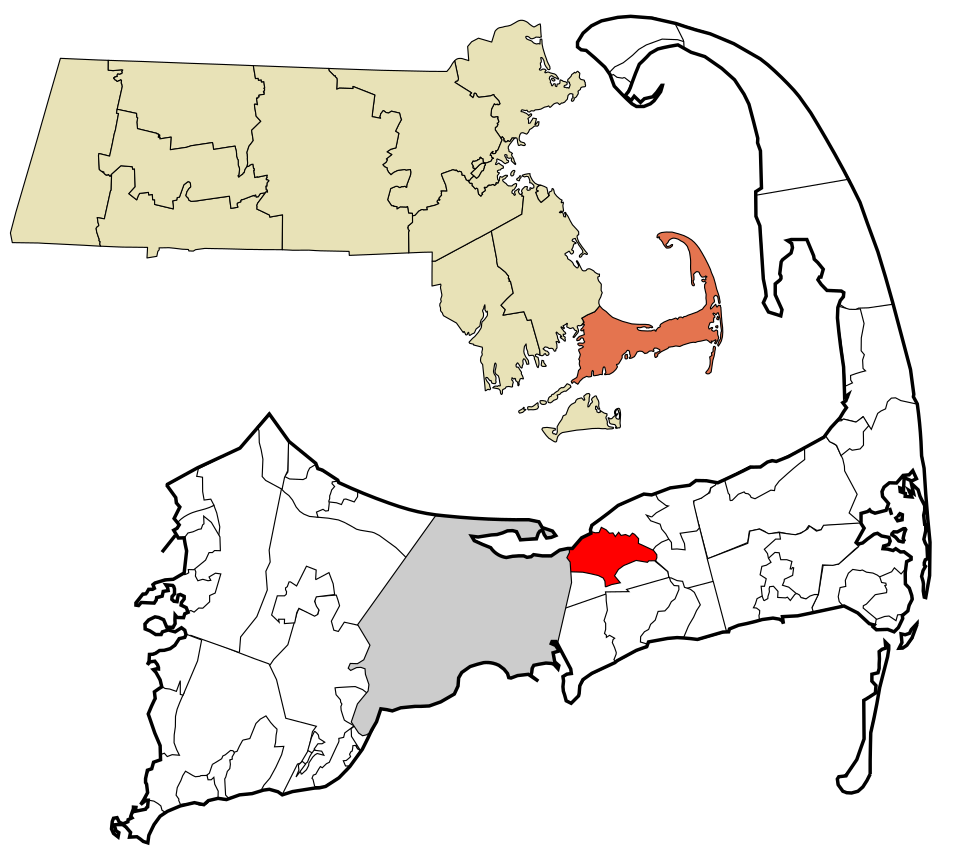 Locator map of Yarmouth Port
