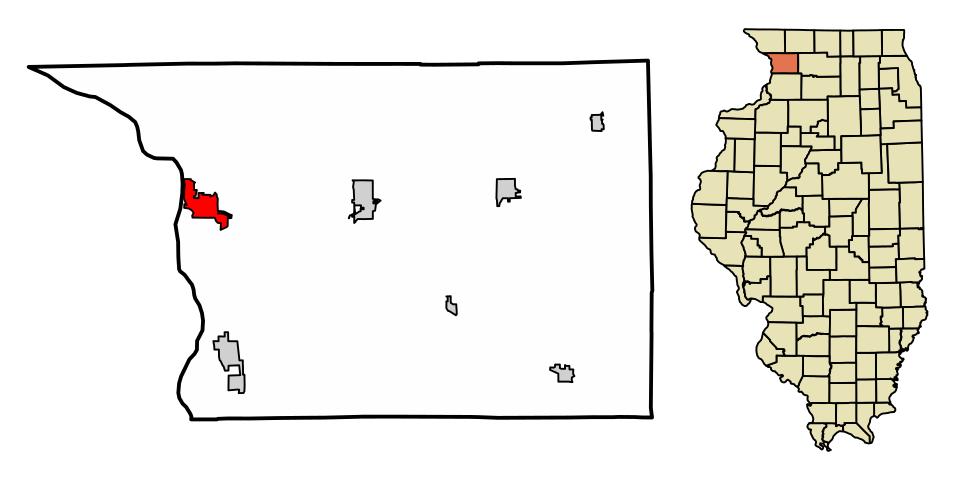 Locator map of Savanna