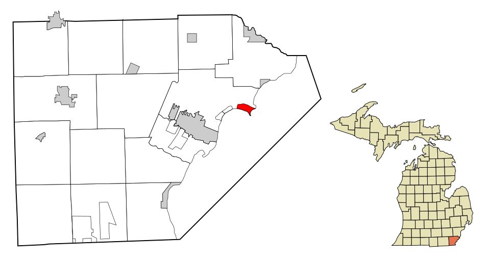 Locator map of Stony Point