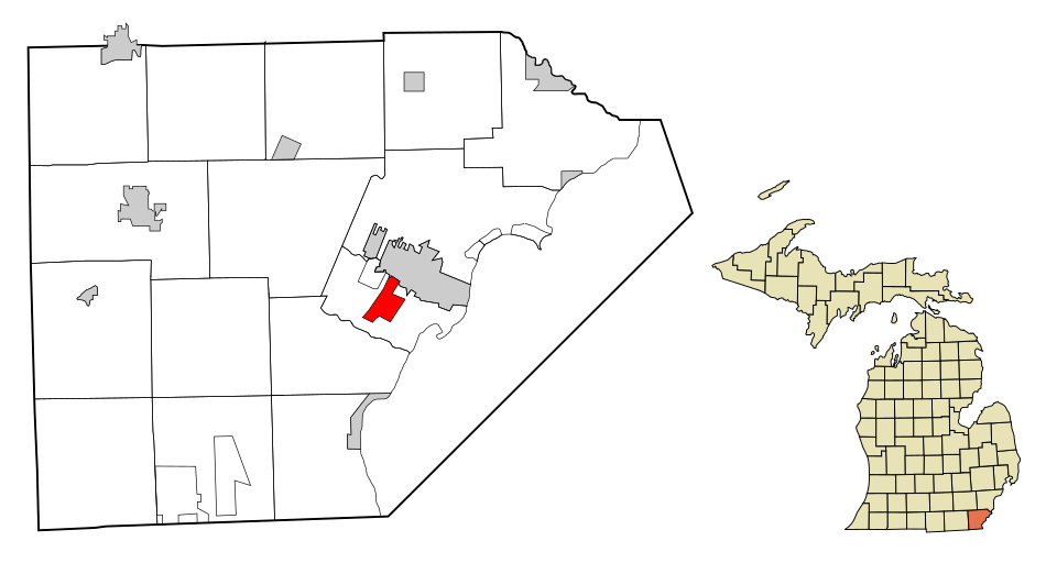 Locator map of South Monroe