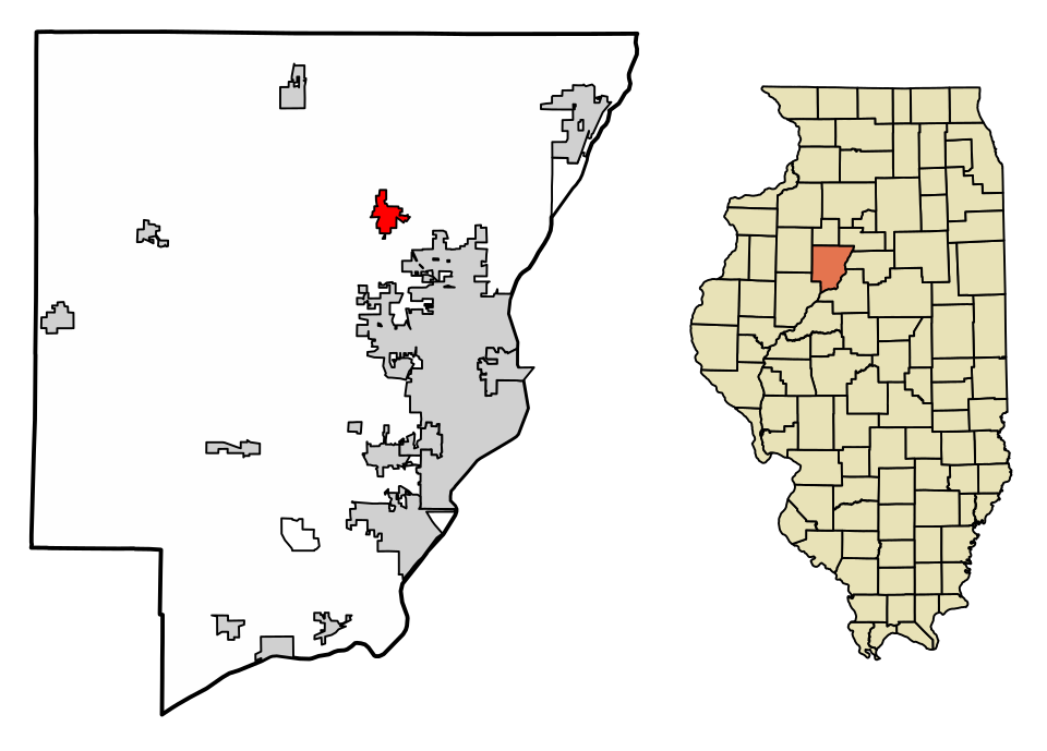Locator map of Dunlap