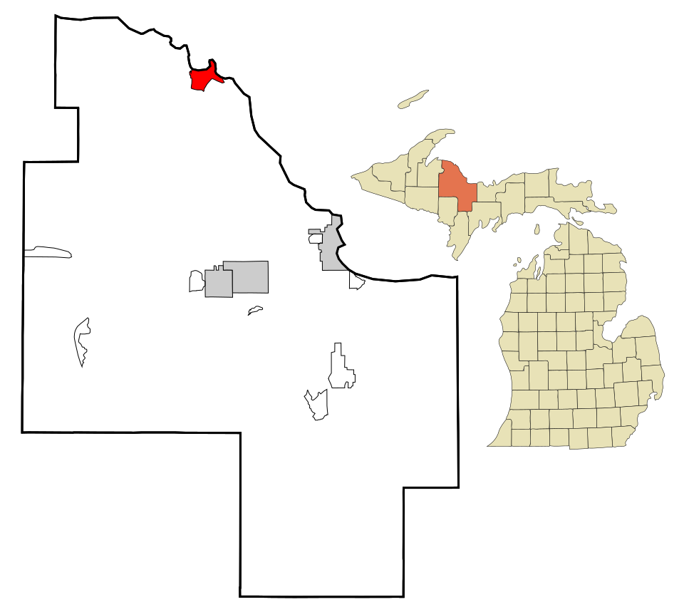 Locator map of Big Bay