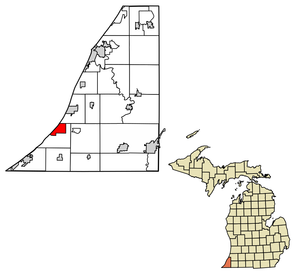 Locator map of Shorewood-Tower Hills-Harbert