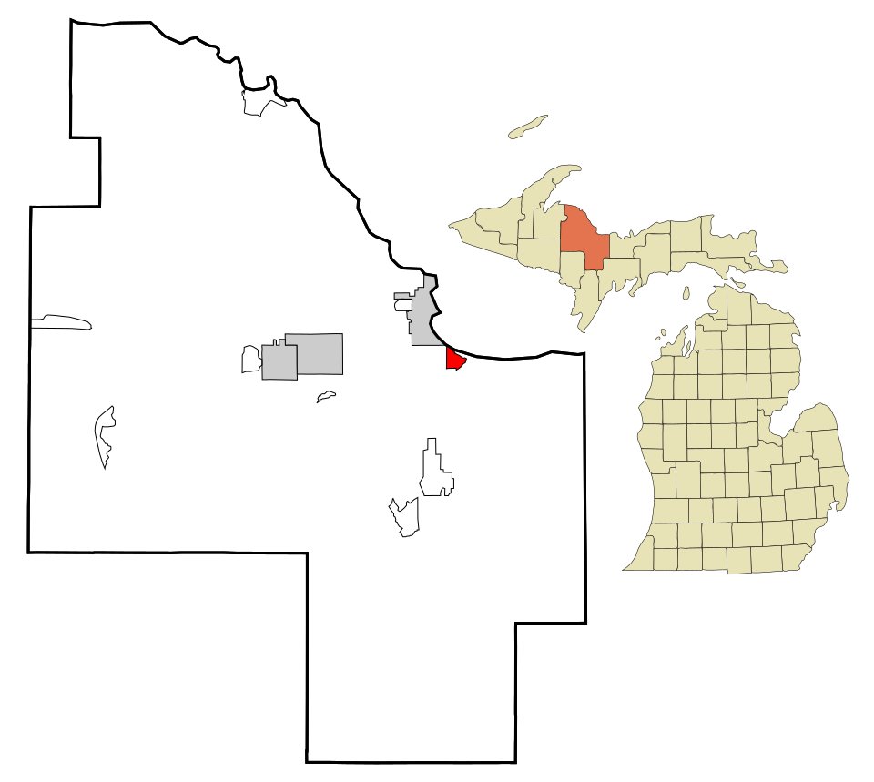 Locator map of Harvey