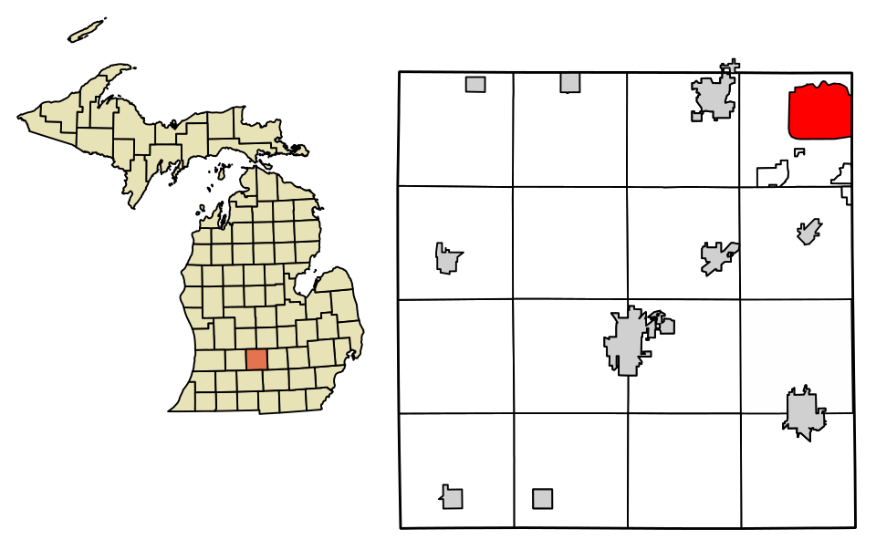 Locator map of Waverly