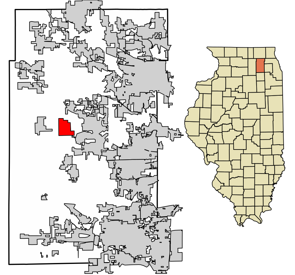 Locator map of Lily Lake