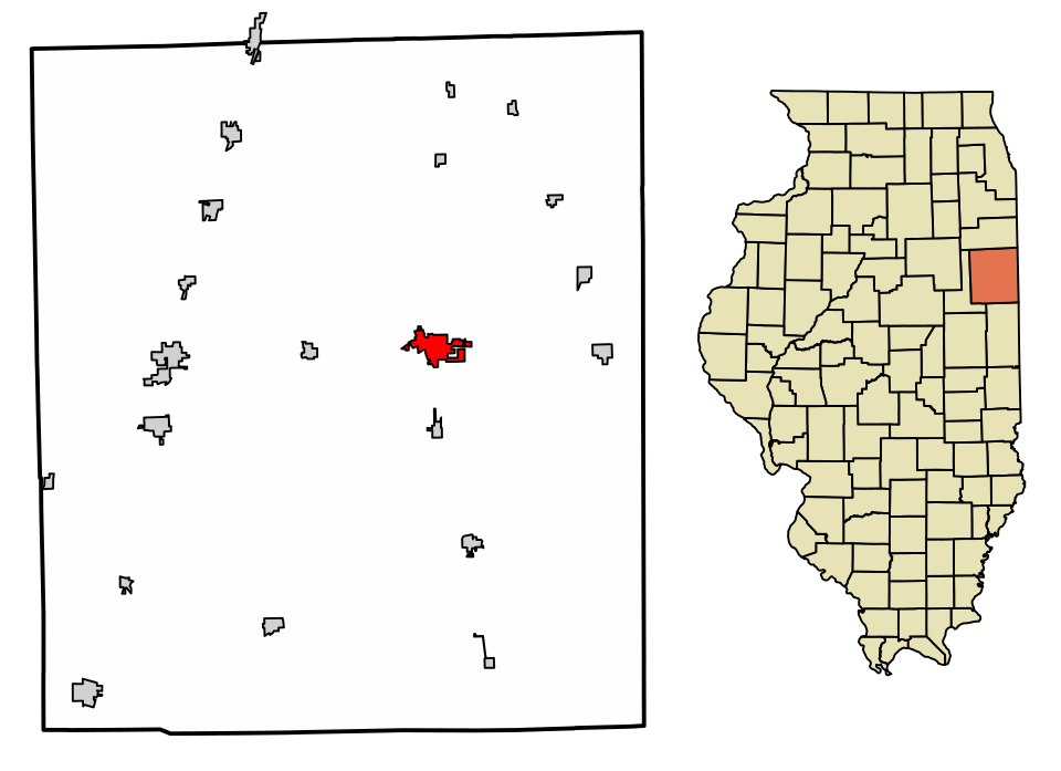 Map of Watseka