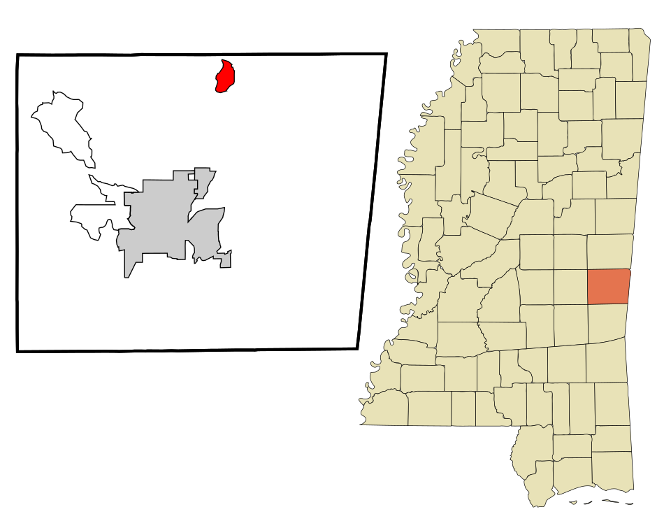 Locator map of Meridian Station