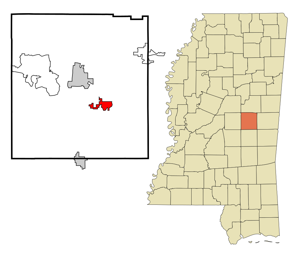 Locator map of Tucker