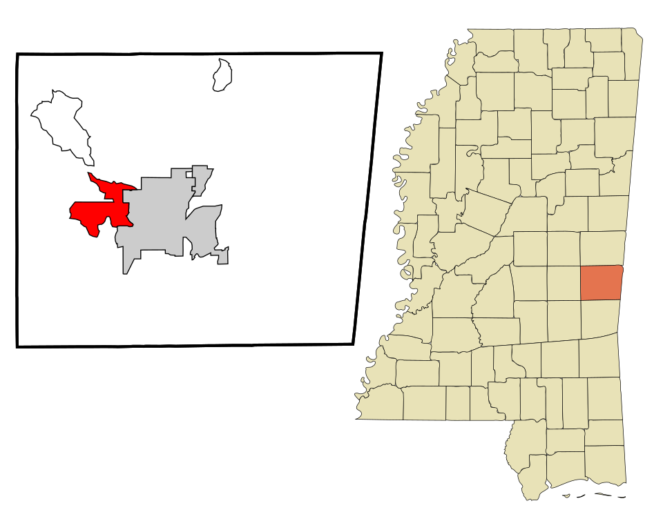 Locator map of Nellieburg