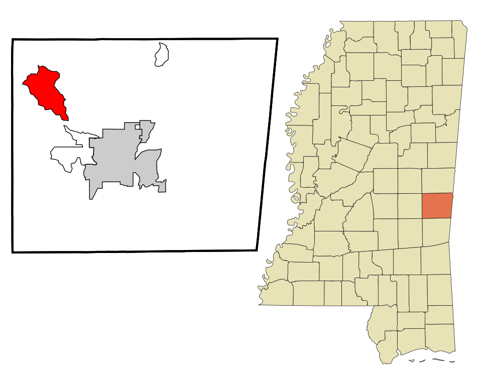 Locator map of Collinsville