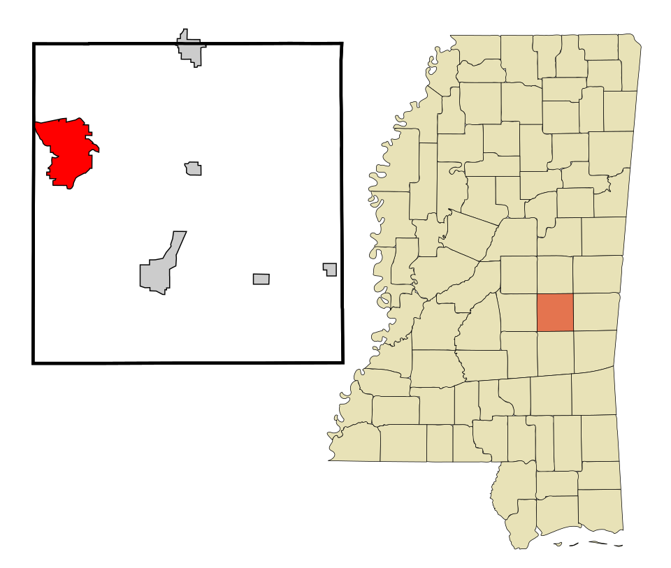 Locator map of Conehatta