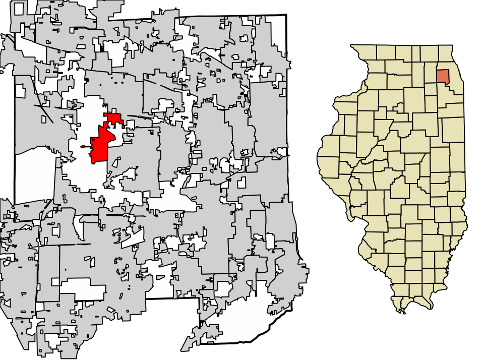 Map of Winfield