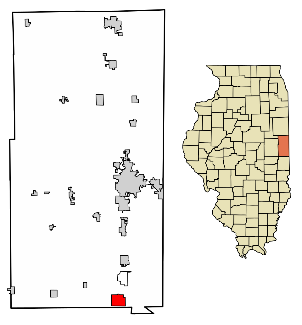 Locator map of Ridge Farm