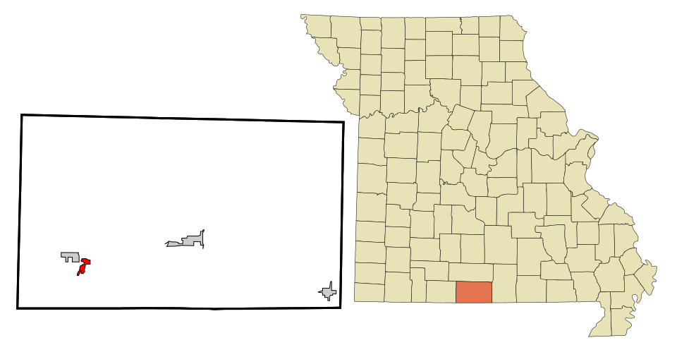 Locator map of Sundown