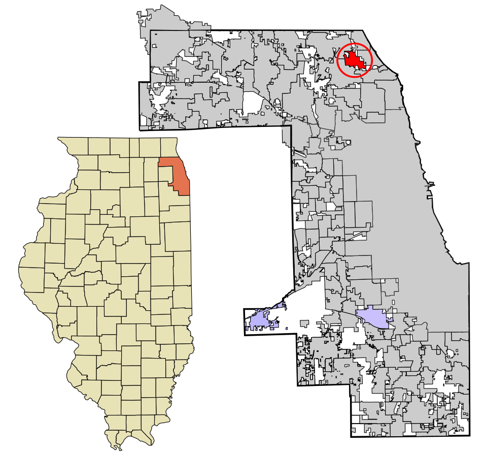 Locator map of Northfield