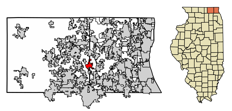 Locator map of Island Lake