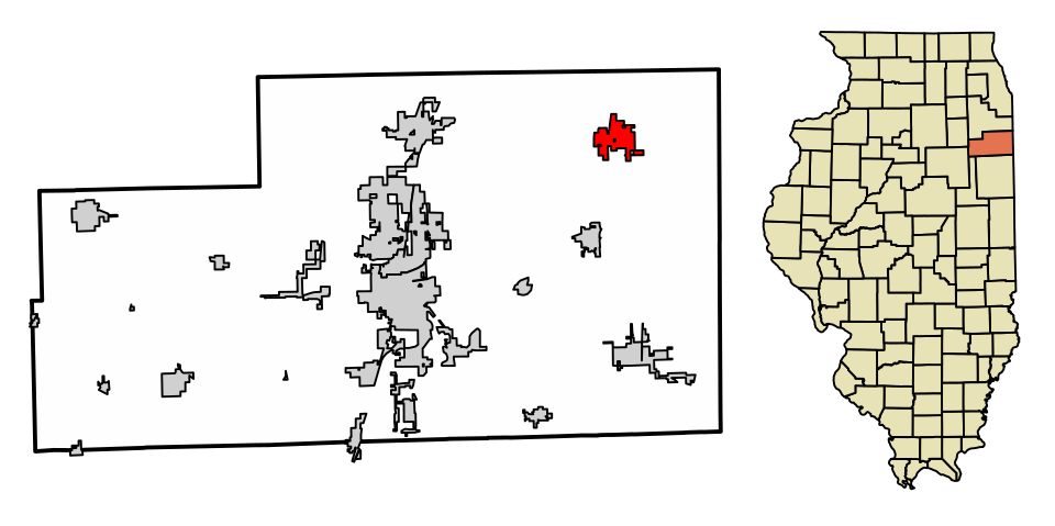 Locator map of Grant Park