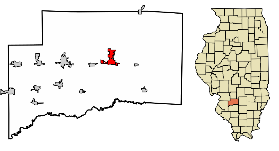 Locator map of Carlyle