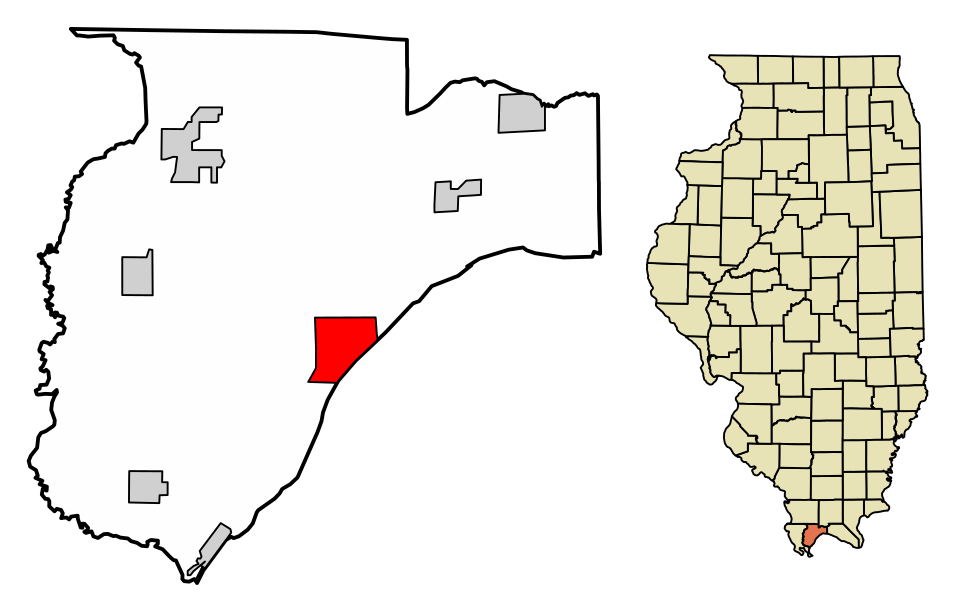 Locator map of Olmsted