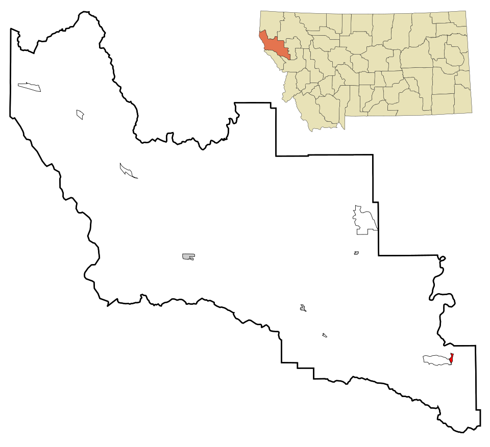 Locator map of Old Agency