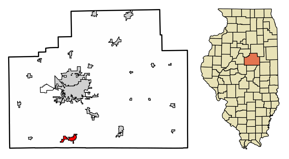 Map of Heyworth