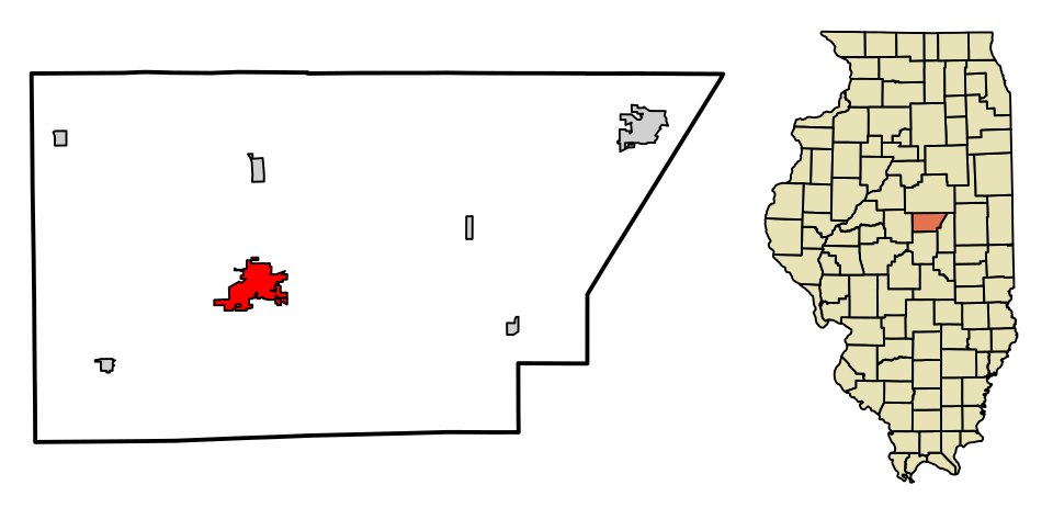 Locator map of Clinton