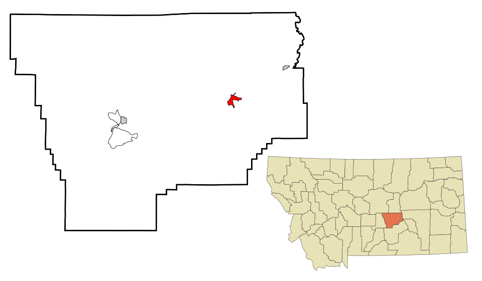 Locator map of Musselshell